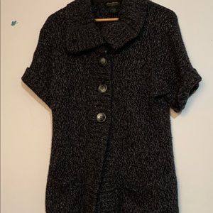Gray Button Sweater